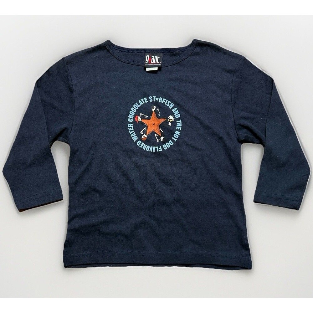 Vintage Limp Bizkit Chocolate Starfish Giant Baby Tee T-Shirt Crop Y2k Rock Band